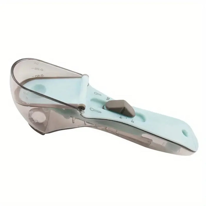 1Pc Adjustable Measuring Cup And Measuring Spoon Plastic Spoon Measuring Cup With Handle For Dry And Liquid Kitchen Tool