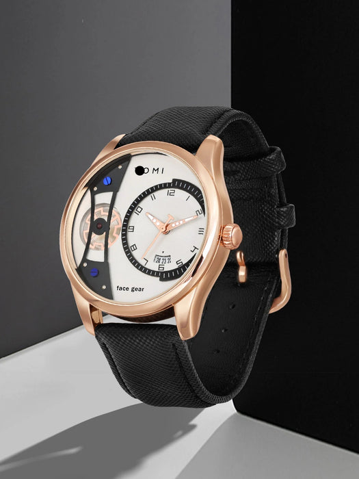 Set Gift Box for Men's Minimalist Business Watch Luxury Versatile Double Strap Detachable Watch Festival Gift
