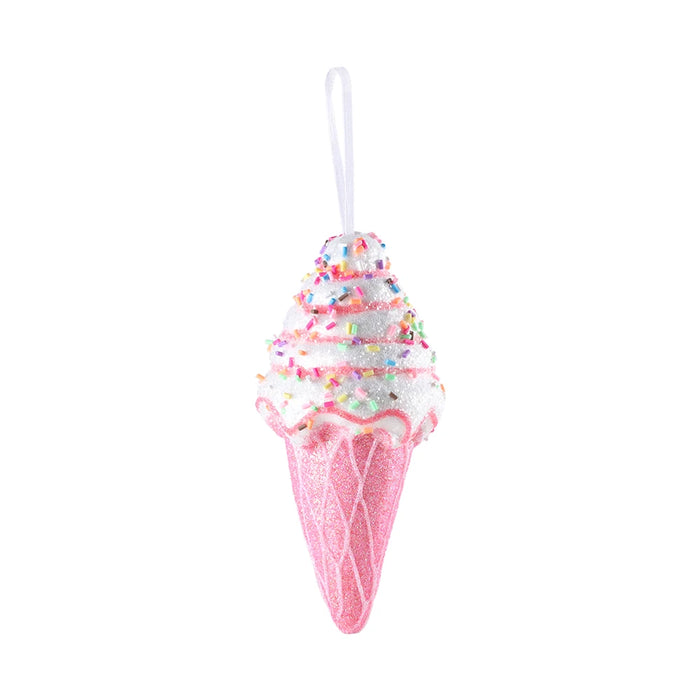 Mix Cute Candy Donuts Cupcake Ice Cream Cone Christmas Ornaments