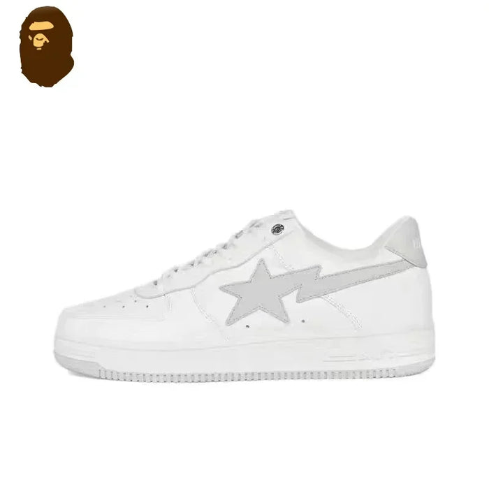 A BATHING APE Men and Women Vibe BapeGoose Sports Sneakers Unisex Air None-Slip Breathable Bapesta Low Outdoor Walking Shoes