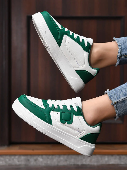 HKDQ Trendy Skate Shoes Unisex Platform Casual Sneakers Women Low-cut Comfortable Lightweight Outdoor Skateboard Shoes For Men