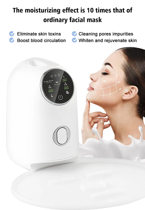 Face Mask Machine DIY Vegetable Juice Collagen Automatic Mask Maker Self-Make Natural Fruit Home Use Beauty Salon Mask Device