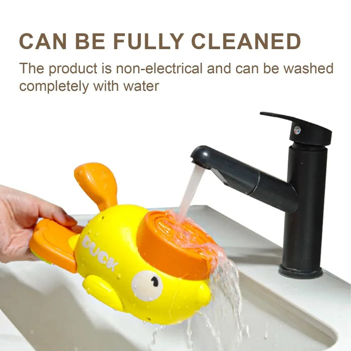 Dog Puzzle Feeder Interactive Pet Food Treat Dispenser Cartoon Duck Design Anti-slip Pet Automatic Feeder Toys for Dog Training