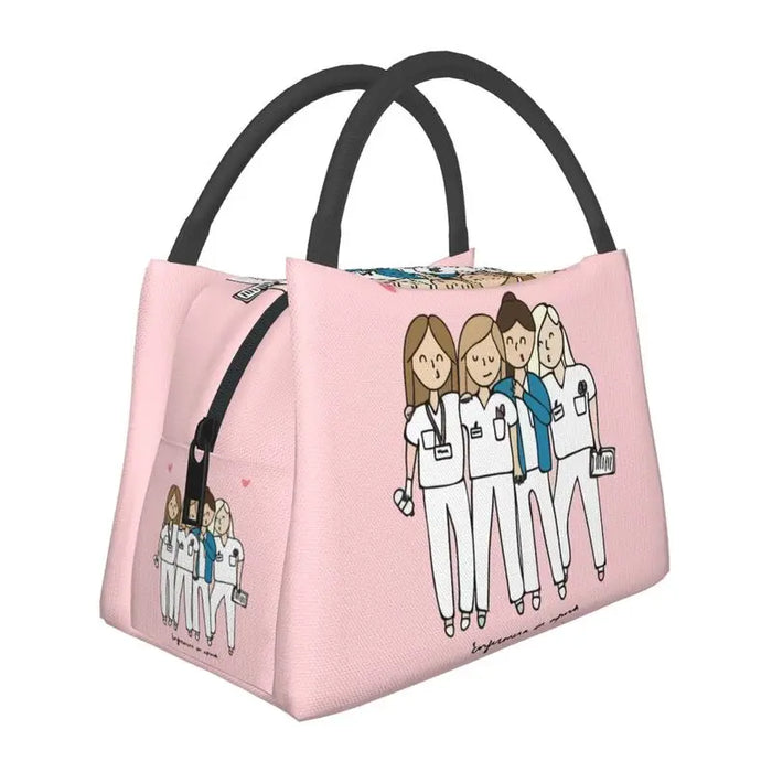 Leakproof  Doctor Nurse Medical Health Insulated Lunch Bag for School Office