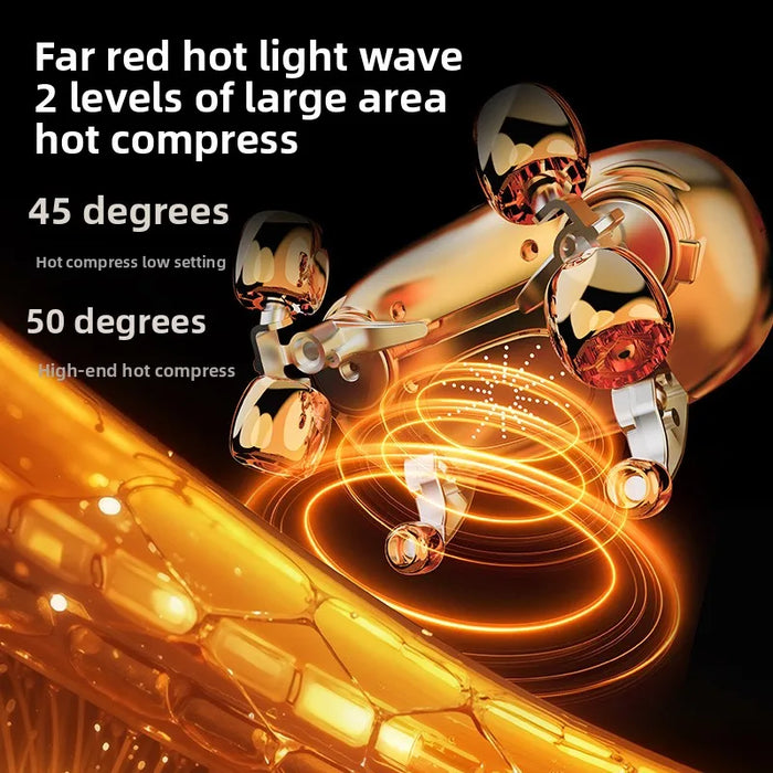 Shoulder and neck massager trapezius massage shawl kneading hot compress voice remote control multi-function