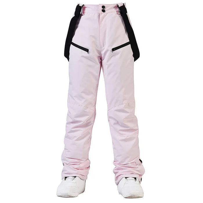 Thicken Ski Pants Women Waterproof Winter Snow Pants