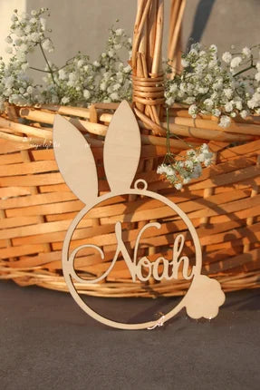 Personalized Easter Gift|Easter decoration personalized from wood| Easter pendant with name | Easter pendant |Easter basket