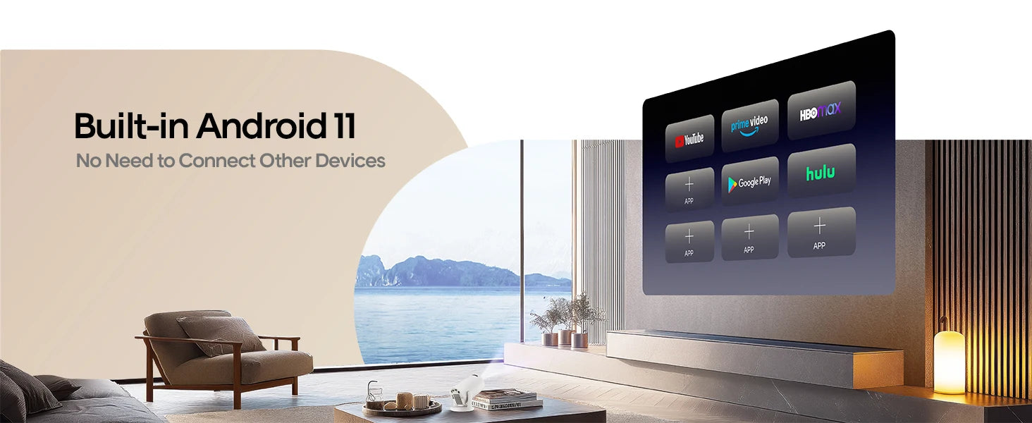 Magcubic Projector HY300 PRO 4K Android 11 Dual Wifi6 290ANSI Allwinner H713 BT5.0 1080P 1280*720P Home Cinema Outdoor Projetor