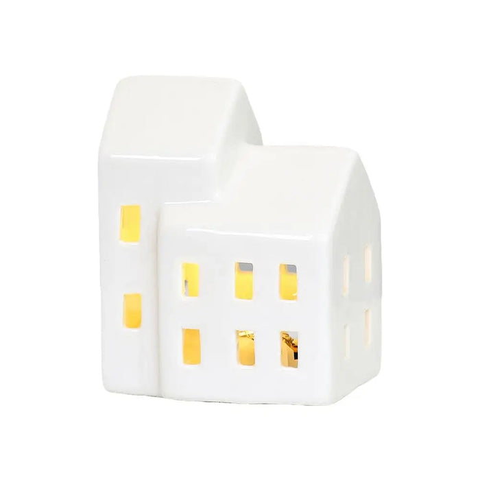 Christmas Village Lighted Ceramic Houses Indoor Ornaments christmas Holiday