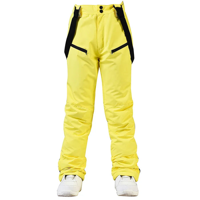 Thicken Ski Pants Women Waterproof Winter Snow Pants