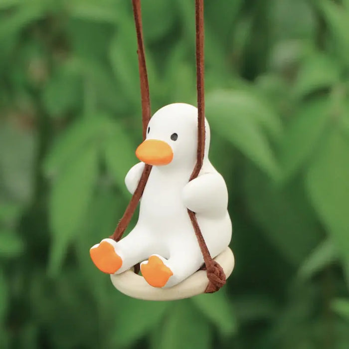 Pink Swing Duck Car Interior Decoration Accessories