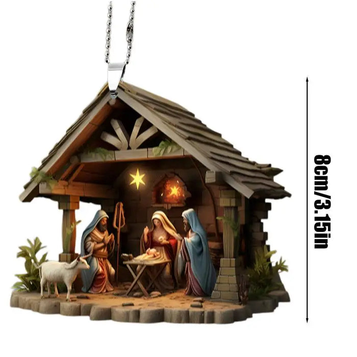 Nativity Scene Ornaments The Birth Of Jesus Decor Nativity Scene