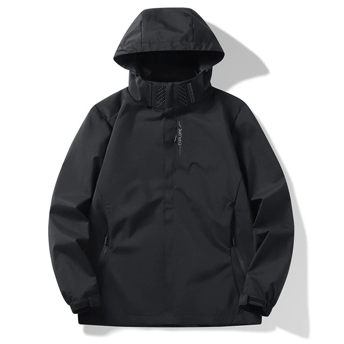 Autumn New Men's Mountaineering Jacket Windproof and Waterproof Fabric Fashion Hip Hop Design Casual Oversize Outdoors Coat