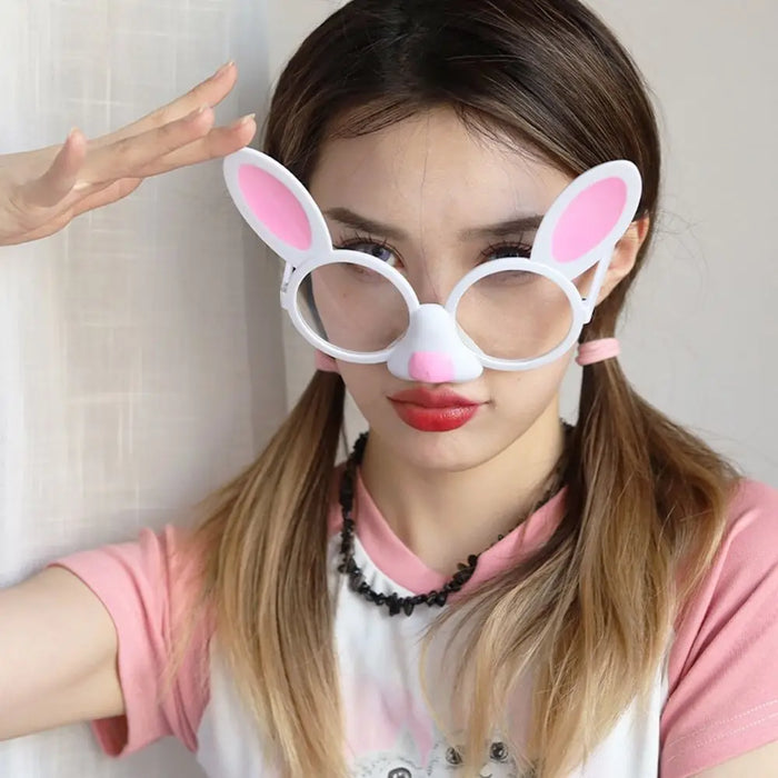 Creative Easter Glasses Eye Wear Accessories Party Decor Easter Headbands Chick Bunny Glasses DIY Gift Funny Glasses Men Women