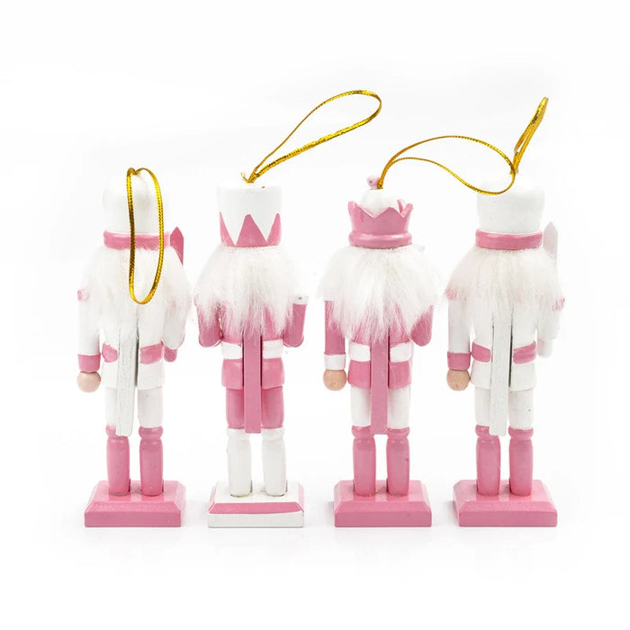 12cm Nutcracker Miniatures Pink Series Nutcracker Puppet