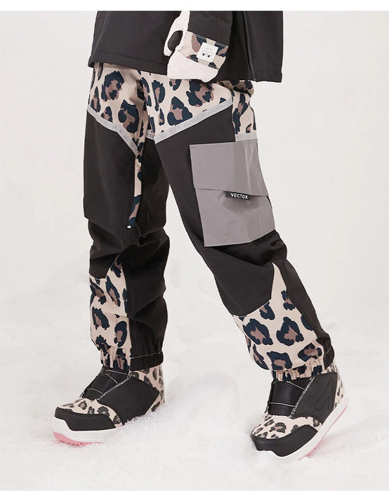 Winter Ski Pants Women Warm Snow Trousers