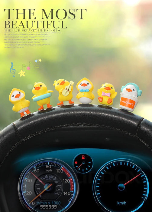Little Yellow Swinging Duck for Car Interior Decoration