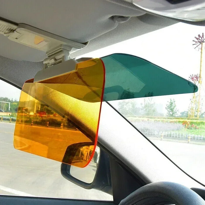 1pc Car Sun Visor UV Blocking Anti Glare Sun Shade Polarized Anti-Dazzle Sunshade Day and Night Dual Use Sun Blocker