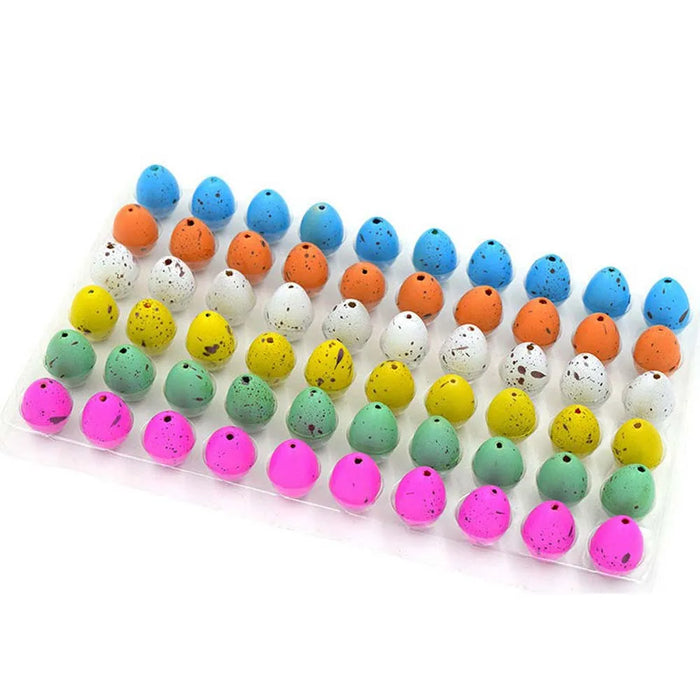 6PCS Growing Easter Eggs with Mini Dinosaur Toys Inside for Kids Boys Girls Easter Basket Stuffers Gifts Fillers Party Favors