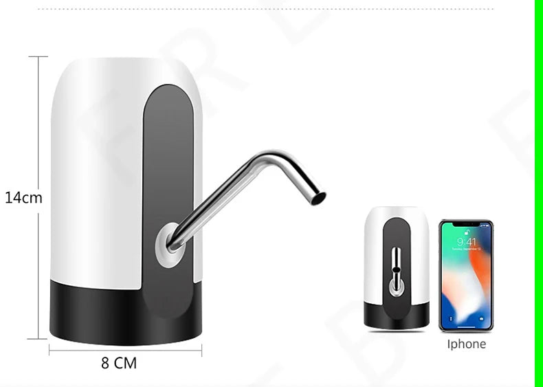 Electric Dispenser 800mah Large Battery Wireless USB Charging Drinking Water Pump Mini Portable Fast Water Automatic Machine