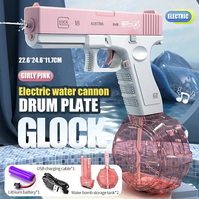 Electric Water Gun Toys Bursts Children's High-pressure Strong Charging Energy Water Automatic Water Spray Children's Toy Guns