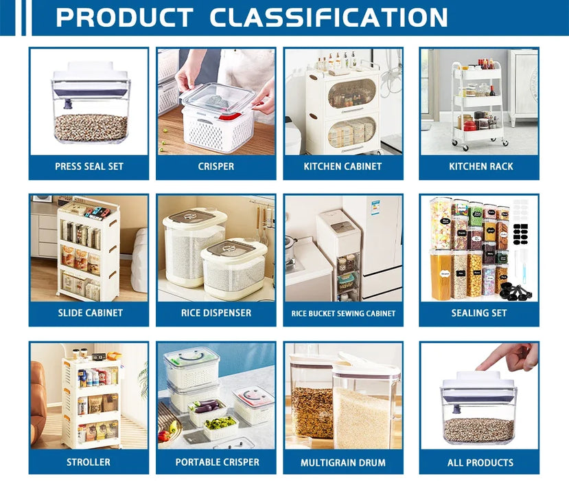 Clear 950ML Fridge Stores Crisper Fresh Food Fruit Container Plastic Microwavable Bento Box Refrigerator Organizer Freezer Box