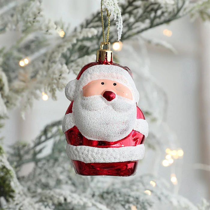 2pcs Snowman Christmas Balls Ornaments Christmas Tree Hanging Bauble