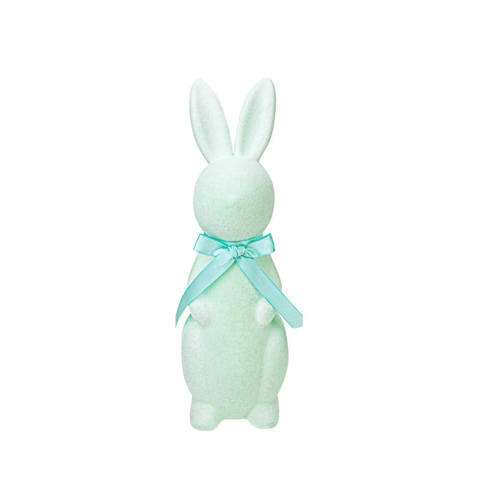 Easter Flocking Ornaments Plush Bunny Spring Decoration Scene Arrangement Gift Detachable Easter Bunny Ornament Easter Gift