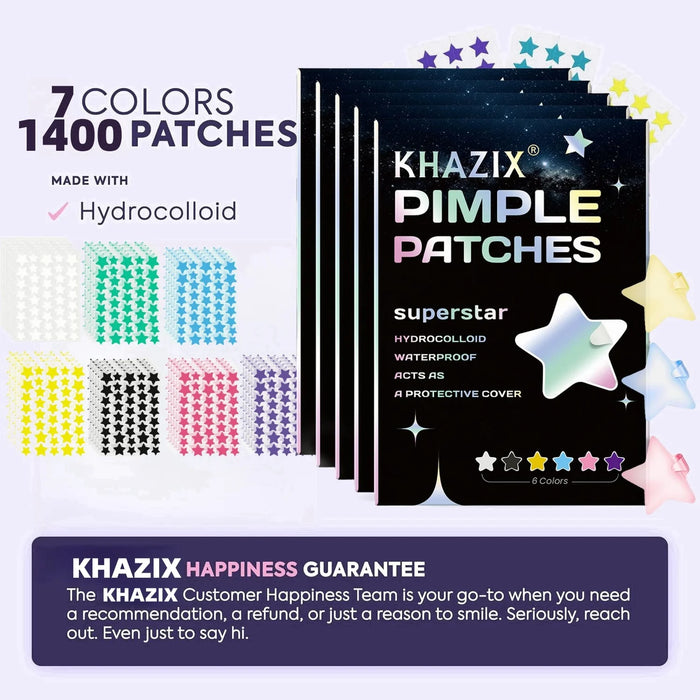 1400PCS Star Acne Patch, Facial Acne Patch, Concealer Patch, Acne Patch, ultra-thin and breathable