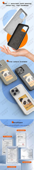 NFC Function Smart Phone Case For E ink 4 Color Screen DIY Fashion Phone Case