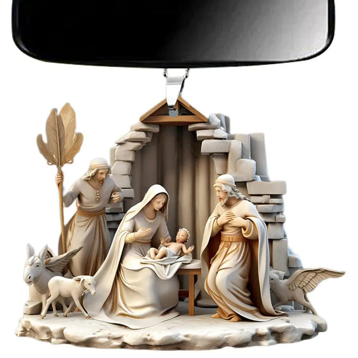Christmas Nativity Scene Ornaments The Birth Of Jesus Decor Nativity Scene