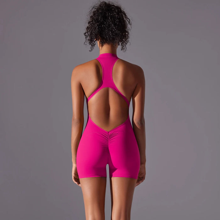 Women Bodysuits Gym Push Up Workout Clothes Fitness Sports Bodysuit Yoga Suit  Breathable Quick Drying Sports Yoga Clothing