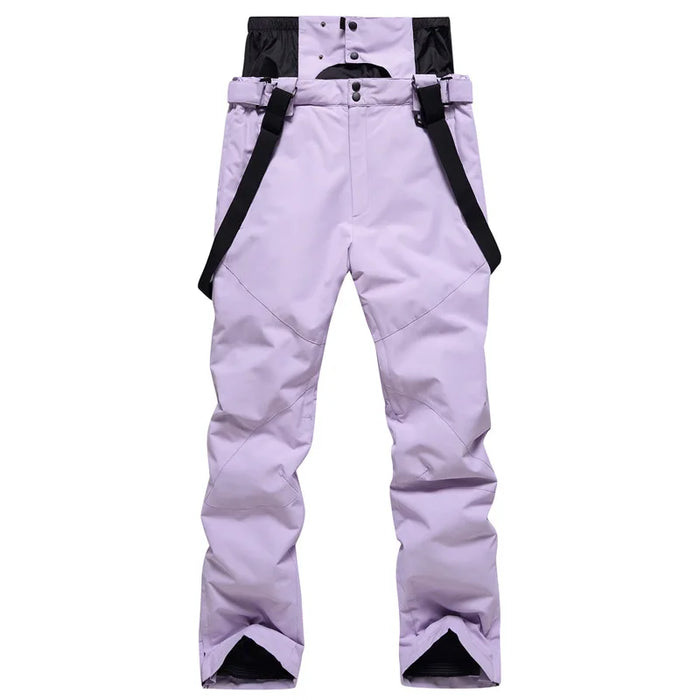 Unisex Suspenders Ski Pants Waterproof Warm and Breathable