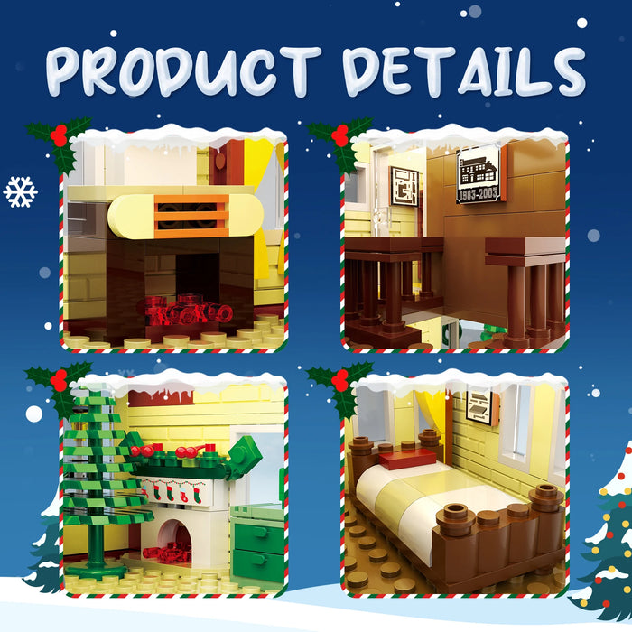 Christmas Winter Village Cafe Building Toy