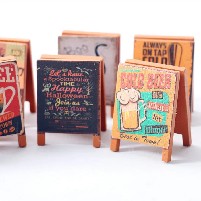 Mini Chalkboard Painting Christmas Halloween Day