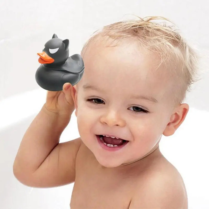 Halloween Mini Black Rubber Duck for Kids Bath Toys