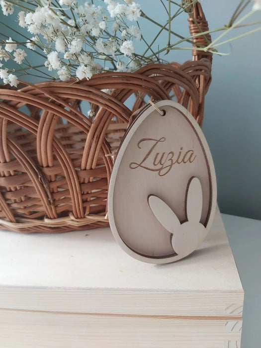 Personalized Easter Gift|Easter decoration personalized from wood| Easter pendant with name | Easter pendant |Easter basket