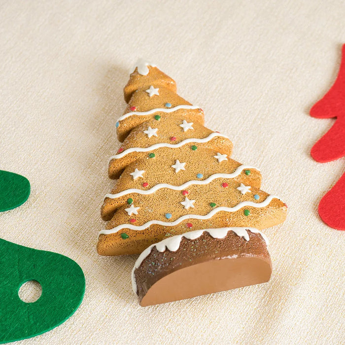 Vilead 15cm Resin Gingerbread Christmas Tree Figurines