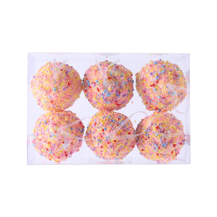 Mix Cute Candy Donuts Cupcake Ice Cream Cone Christmas Ornaments