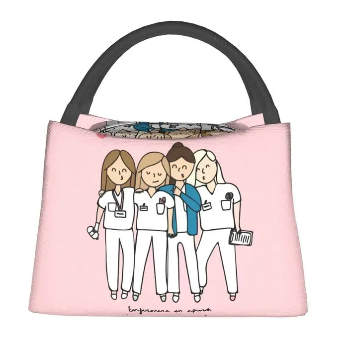Leakproof  Doctor Nurse Medical Health Insulated Lunch Bag for School Office