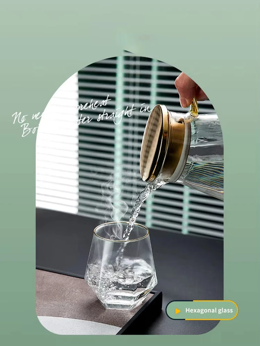 Smoke Gray Whiskey Fruit Wine Glass Home Minimalist Living Room Drinking Creative Beer Mug Bubble Tea Cup Set