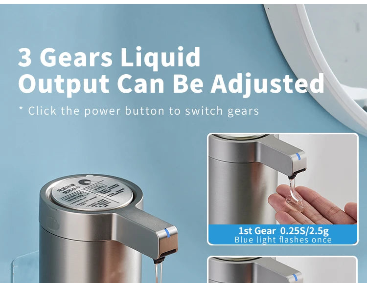 Kitchen Soap Machine Automatic Sensor Out of Hand Sanitizer Smart Electric Body Wash Soap Dispenser 304 Stainless Steel