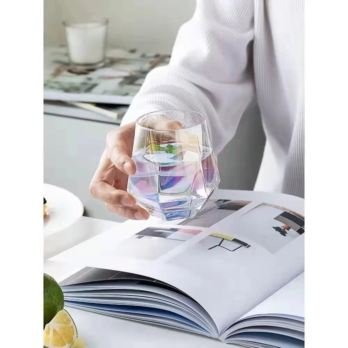 Smoke Gray Whiskey Fruit Wine Glass Home Minimalist Living Room Drinking Creative Beer Mug Bubble Tea Cup Set