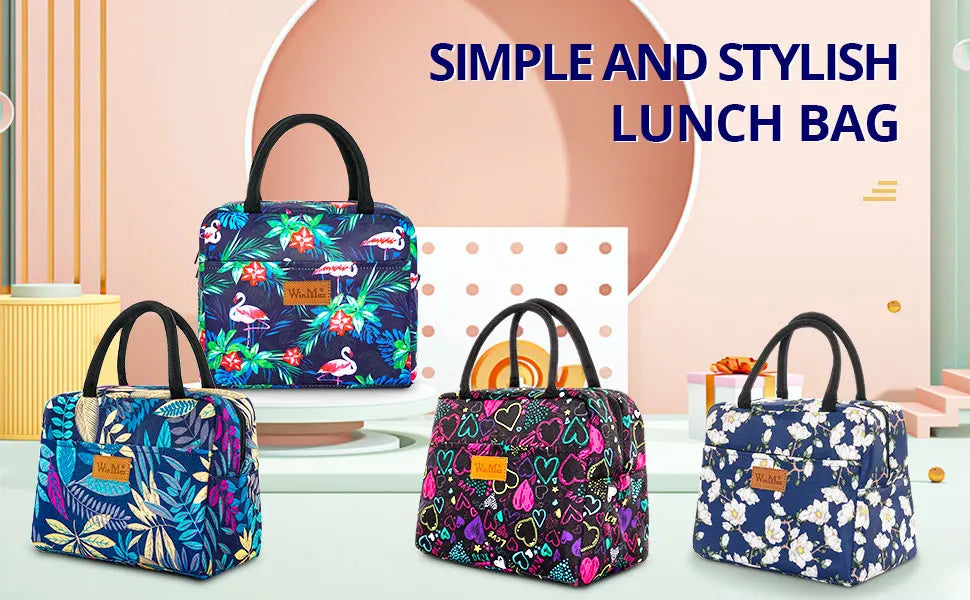 Lunch Box Thermal Bag Portable Waterproof Durable Wide Opening