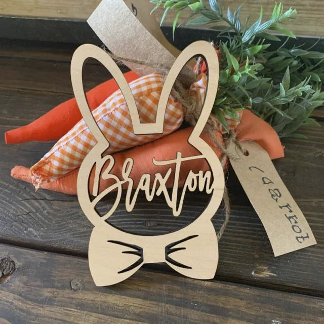 Personalized Easter Gift|Easter decoration personalized from wood| Easter pendant with name | Easter pendant |Easter basket