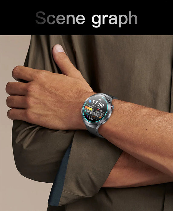 2025 New Micro Physical Examination ECG SmartWatch Blood Pressure Emotional Detection Fatigue Monitoring Smartwatch