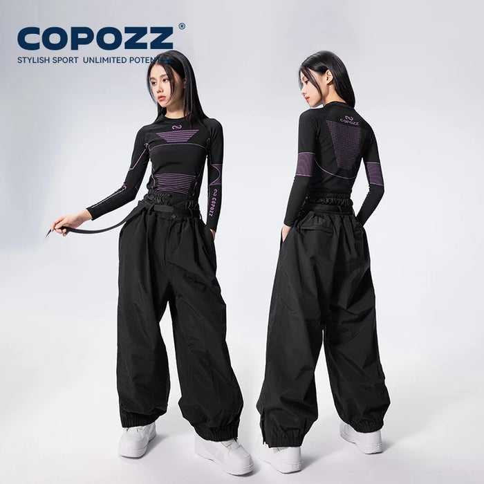 COPOZZ Winter 3L Male Ski Pants Outdoor Sports Permeable Waterproof