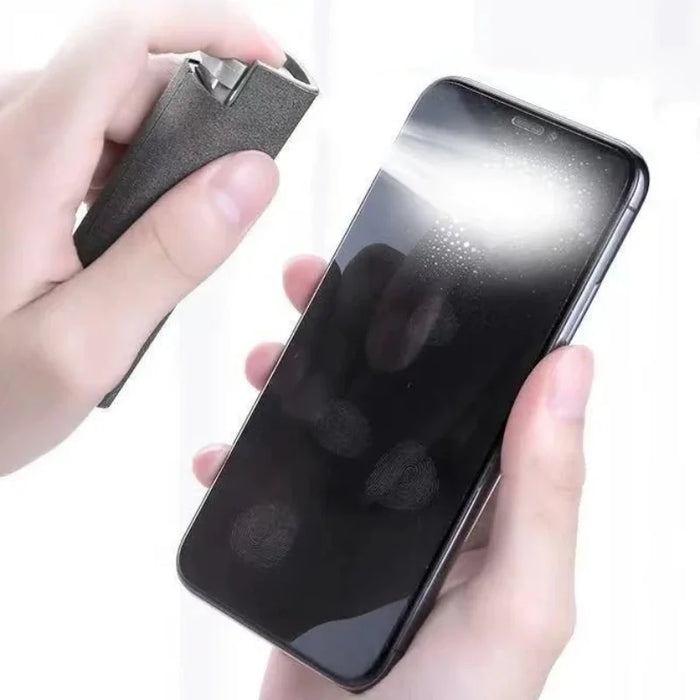 2In1 Microfiber Screen Cleaner Spray Bottle Set for Phone Ipad Screen Dust Removal Clean Cloth Wipe Iphone Cleaning Glasses Wipe