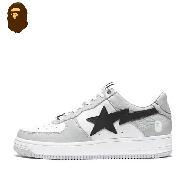 A BATHING APE Men and Women Vibe BapeGoose Sports Sneakers Unisex Air None-Slip Breathable Bapesta Low Outdoor Walking Shoes
