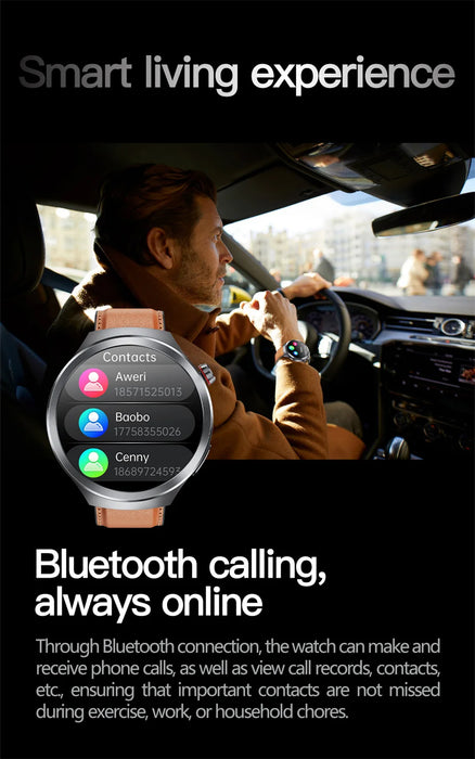 2025 New Micro Physical Examination ECG SmartWatch Blood Pressure Emotional Detection Fatigue Monitoring Smartwatch